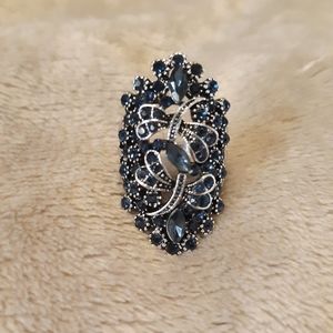 Dragonfly Statement Ring